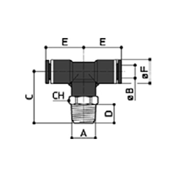 35/BGC - CENTRAL MALE threaded  35/BGC - CENTRAL MALE threaded